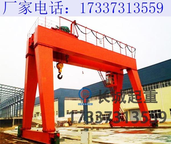 云南迪慶90噸雙梁龍門吊廠家 門式起重機的使用環境